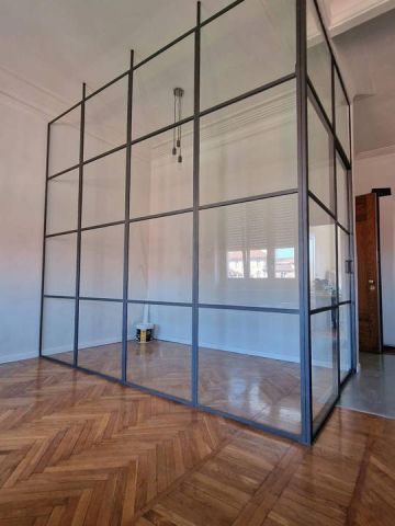 Parapetto in cristallo